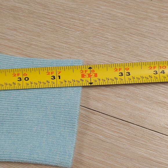 Light Blue Zip-Up Sweater - Picture 10 of 10